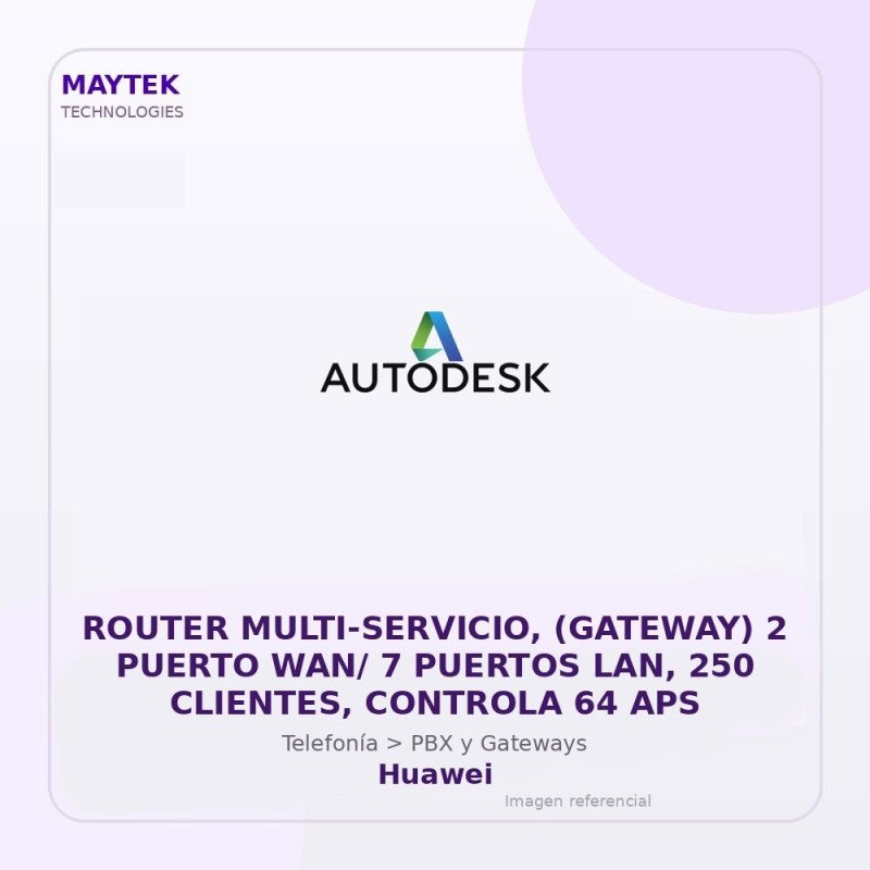 Huawei Router MULTI-SERVICIO, (gateway) 2 Puerto WAN/ 7 Puertos LAN, 250 Clientes, Controla 64 APS