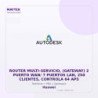 Huawei Router MULTI-SERVICIO, (gateway) 2 Puerto WAN/ 7 Puertos LAN, 250 Clientes, Controla 64 APS