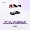 Dahua Switch POE 8 Puertos Gigabit IEEE 802.3 AF/AT 1 Puerto Hasta 60W Restantes Hasta 30W Total MAX 96W
