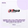 Dahua Camara 4 En 1 1/2,8" Cmos 5Mp@20Fps Tipo Ojo De Pez Lente 1,4Mm Fov 180° Wdr 120Db Ir 10M Con Mic.