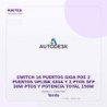 Tenda Switch 16 Puertos GIGA POE 2 Puertos Uplink GIGA y 2 PTOS SFP 30W PTOS y Potencia Total 150W