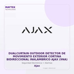 Ajax Dualcurtain Outdoor Detector de Movimiento Exterior Cortina Bidireccional Inalámbrico AJAX (9NA)