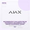 Ajax Motionprotect PLUS Detector de Movimiento Inalámbrico con Sensor Microondas Negro