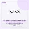Ajax REX2 Repetidor de Señal de Radio con Compatibilidad para Verificación Fotográfica Color Blanco