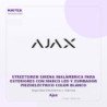 Ajax Streetsiren Sirena Inalámbrica para Exteriores con Marco LED y Zumbador Piezoeléctrico Color Blanco