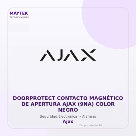 Doorprotect Contacto Magnético de Apertura AJAX (9NA) Color Negro