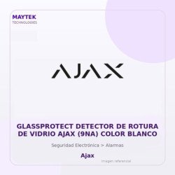 Glassprotect Detector de Rotura de Vidrio AJAX (9NA) Color Blanco