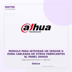 Dahua Modulo para Integrar UN Sensor O ZONA Cableada de Otros Fabricantes AL Panel Dahua