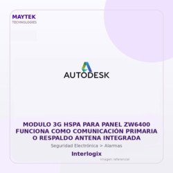 Interlogix Modulo 3G HSPA para Panel ZW6400 Funciona COMO Comunicación Primaria O Respaldo Antena Integrada