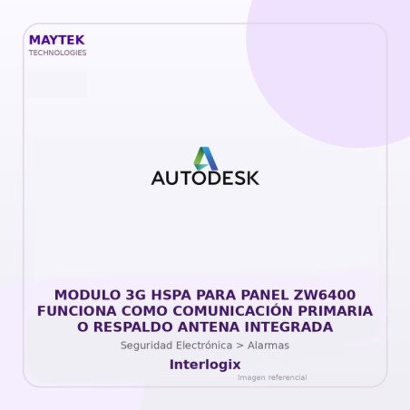 Interlogix Panel Alarma Compacto Inalámbrico WIFI Z-WAVE RJ45 Transformador Batería WEB Server Automonitoreable