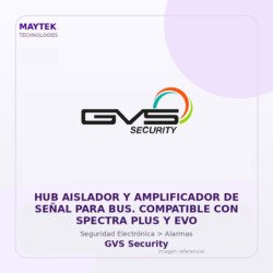HUB Aislador y Amplificador de Señal para BUS. Compatible con Spectra PLUS y EVO