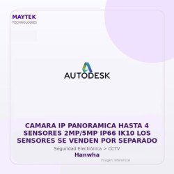 Gvs Security Camara Ip Panoramica Hasta 4 Sensores 2Mp/5Mp Ip66 Ik10 Los Sensores Se Venden Por Separado
