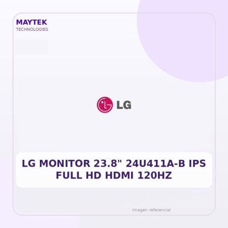 Lg Monitor 23.8" 24u411a-b Ips Full Hd HDMI 120hz