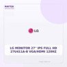 Lg Monitor 27" Ips Full Hd 27u411a-b Vga/hdmi 120hz