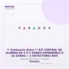 Paradox KIT Central de Alarma de 4 X 2 Zonas Expandible a 32 Zonas + 2 Detectores NV5