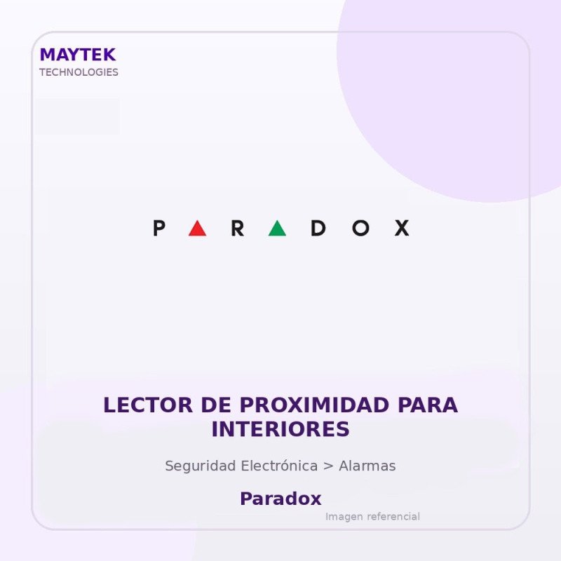 Paradox Lector de Proximidad para Interiores