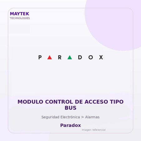 Paradox Modulo Control de Acceso TIPO BUS