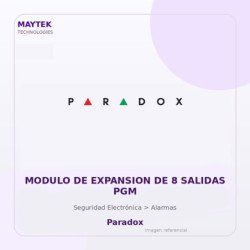 Paradox Modulo de Expansion de 8 Salidas PGM