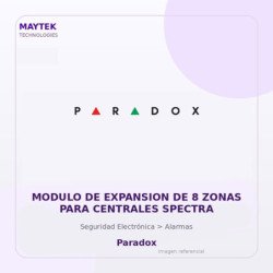 Paradox Modulo de Expansion de 8 Zonas para Centrales Spectra
