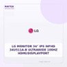 Lg Monitor 34" Ips Wfhd 34u511a-b Ultrawide 100hz Hdmi/displayport