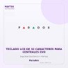 Paradox Teclado LCD de 32 Caracteres para Centrales EVO