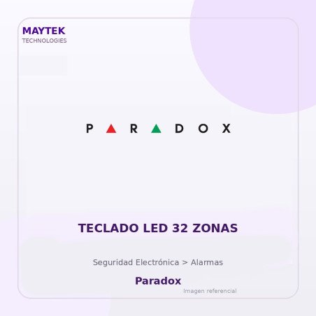 Paradox Teclado LED 32 Zonas