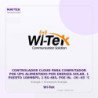 Wi-Tek Controlador Cloud Para Conmutador POE Ups Alimentado Por Energía Solar, 1 Puerto 100Mbps, 1 Rs-485, POE In, -20~65 °C