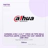 Dahua Camara 4 en 1 1/2,7" CMOS 4K TIPO BALA Plastica Lente 2,8MM FOV 104° DWDR IR 20M IP50