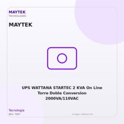 UPS WATTANA STARTEC 2 KVA On Line Torre Doble Conversion 2000VA/110VAC