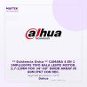 Dahua Camara 4 en 1 5MP@20FPS TIPO BALA Lente Motor. 2,7-12MM FOV 34°-98° DWDR Array IR 60M IP67 con MIC.