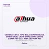 Dahua Camara 4 en 1 TIPO BALA Semimetalica Smart DUAL Ligth 5MP@25FPS Lente 2.8MM FOV 112° WDR LED 40M MIC