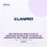 Lanpro Odf Metalico Para F.O.De 1U Montable En Rack De 19"Hasta 48 Puertos No Incl. Panel Adaptadores