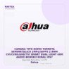 Dahua Camara TIPO DOMO Torreta Semimetalico 2MP@30FPS 2.8MM CVI/CVBS/AHD/TVI Smart DUAL Light 40M Audio Bidireccional IP67