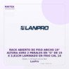 Lanpro Rack Abierto De Piso Ancho 19" Altura 45Ru 2 Parales En "U" De 15 X 3,81Cm Laminado En Frio Cal 14