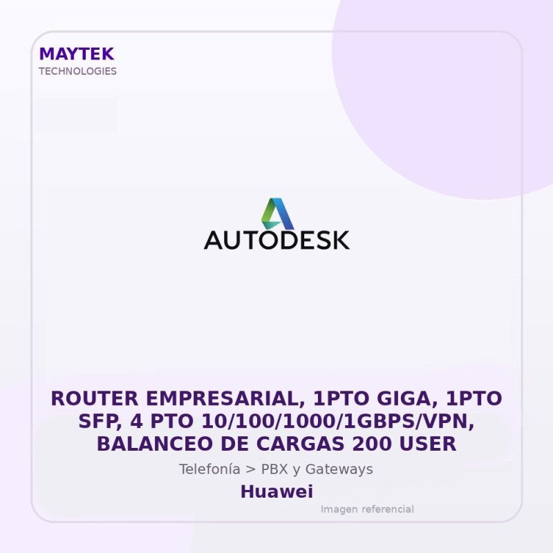 Gvs Security Router Empresarial, 1Pto Giga, 1Pto Sfp, 4 Pto 10/100/1000/1Gbps/Vpn, Balanceo De Cargas 200 User