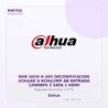 Dahua NVR 16CH H.265 Decodificacion 2CH@4K U 8CH@2MP AB Entrada 128MBPS 2 SATA 1 HDMI