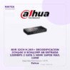 Dahua NVR 32CH H.265+ Decodificacion 2CH@4K U 8CH@2MP AB Entrada 128MBPS 2 SATA 1 HDMI 16POE MAX. 130W