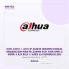 Dahua XVR 16CH + 2CH IP Audio Bidireccional Grabacion Hasta 1080N 4CH con SMD 1 HDMI 1 E/S RCA 1 SATA AI CODING/H.265