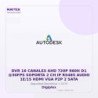 Digiplex DVR 16 Canales AHD 720P 960H D1 @30FPS Soporta 2 CH IP RS485 Audio 1E/1S HDMI VGA P2P 2 SATA