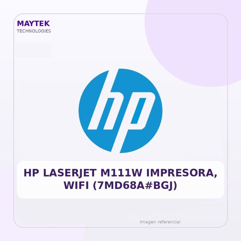 Hp Laserjet M111w Impresora, WIFI (7md68a#bgj)