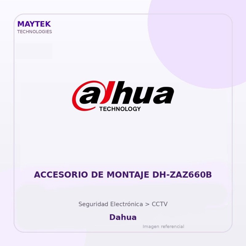 Accesorio de Montaje DH-ZAZ660B
