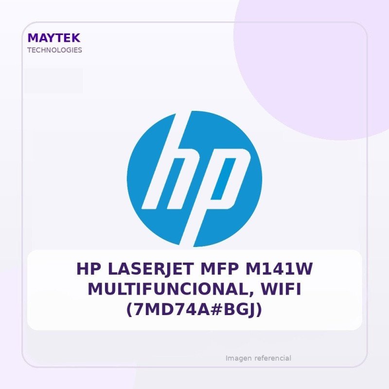 Hp Laserjet MFP M141w Multifuncional, WIFI (7md74a#bgj)