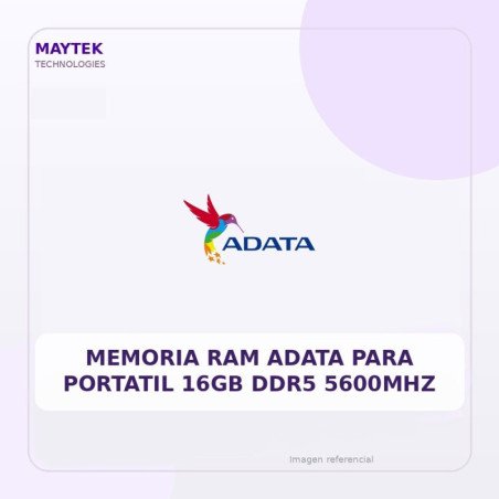 Memoria RAM Adata para Portatil 16GB DDR5 5600MHZ