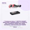 Switch Gigabit Industrial Administrable 10 Puertos POE 8 Puertos Trans POE Larga Distancia 250M NO Incluye Fuente
