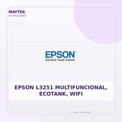 Epson L3251 Multifuncional, Ecotank, WIFI