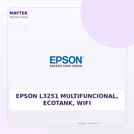 Epson L3251 Multifuncional, Ecotank, WIFI