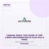 Streamax Cámara Móvil TIPO DOMO IP 2MP 2.8MM Antivibración IR PLUG M12 6 Pines