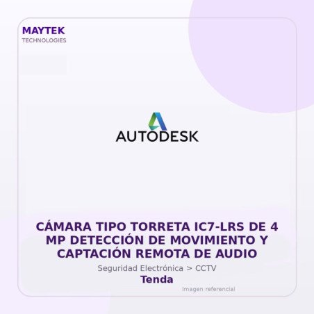 Tenda Cámara TIPO Torreta IC7-LRS de 4 MP Detección de Movimiento y Captación Remota de Audio