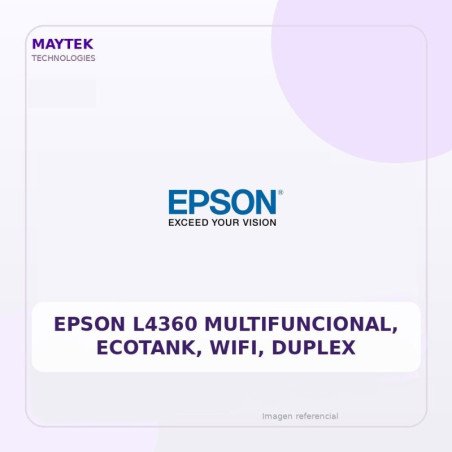 Epson L4360 Multifuncional, Ecotank, Wifi, Duplex