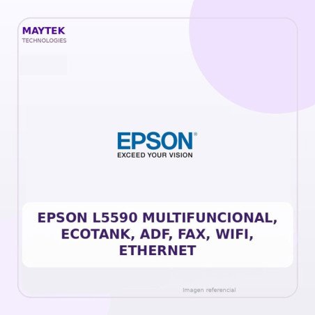 Epson L5590 Multifuncional, Ecotank, Adf, Fax, Wifi, Ethernet